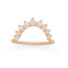 Diamond Halo Stacking Ethical Wedding Ring By Valley Rose