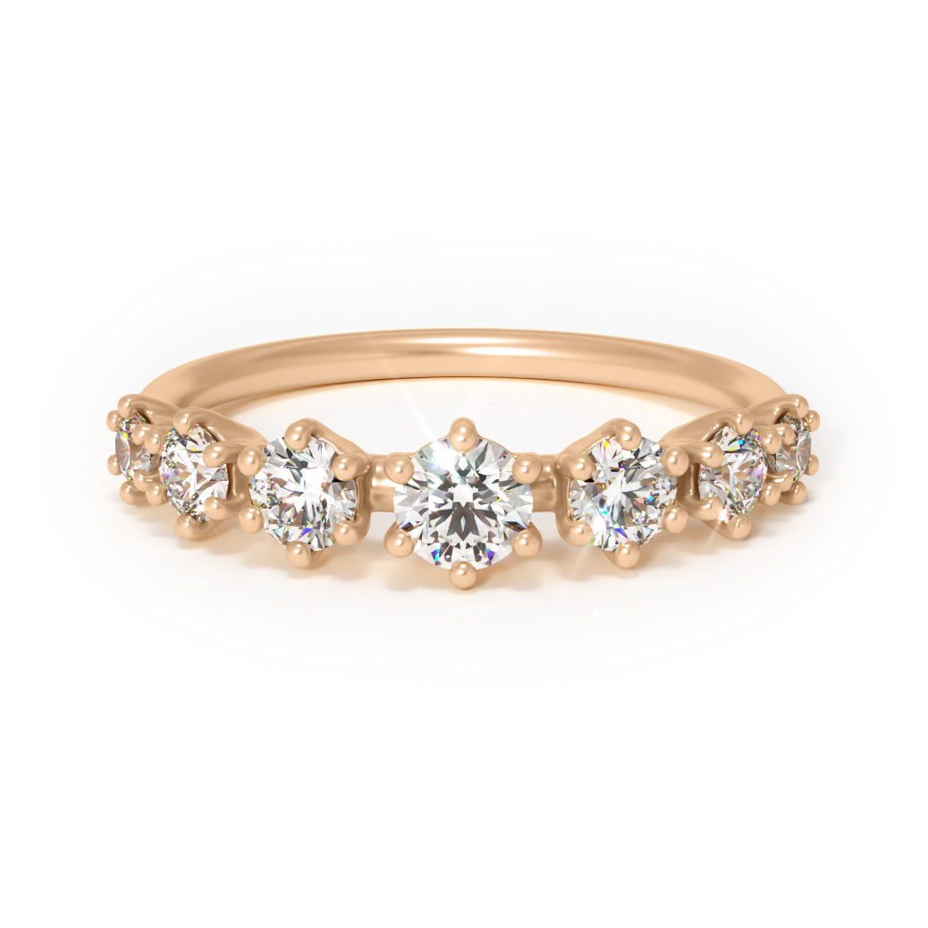 Diamond Stackable Ethical Wedding Ring By Valley Rose