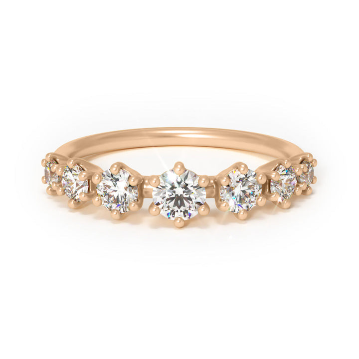 Diamond Stackable Ethical Wedding Ring By Valley Rose