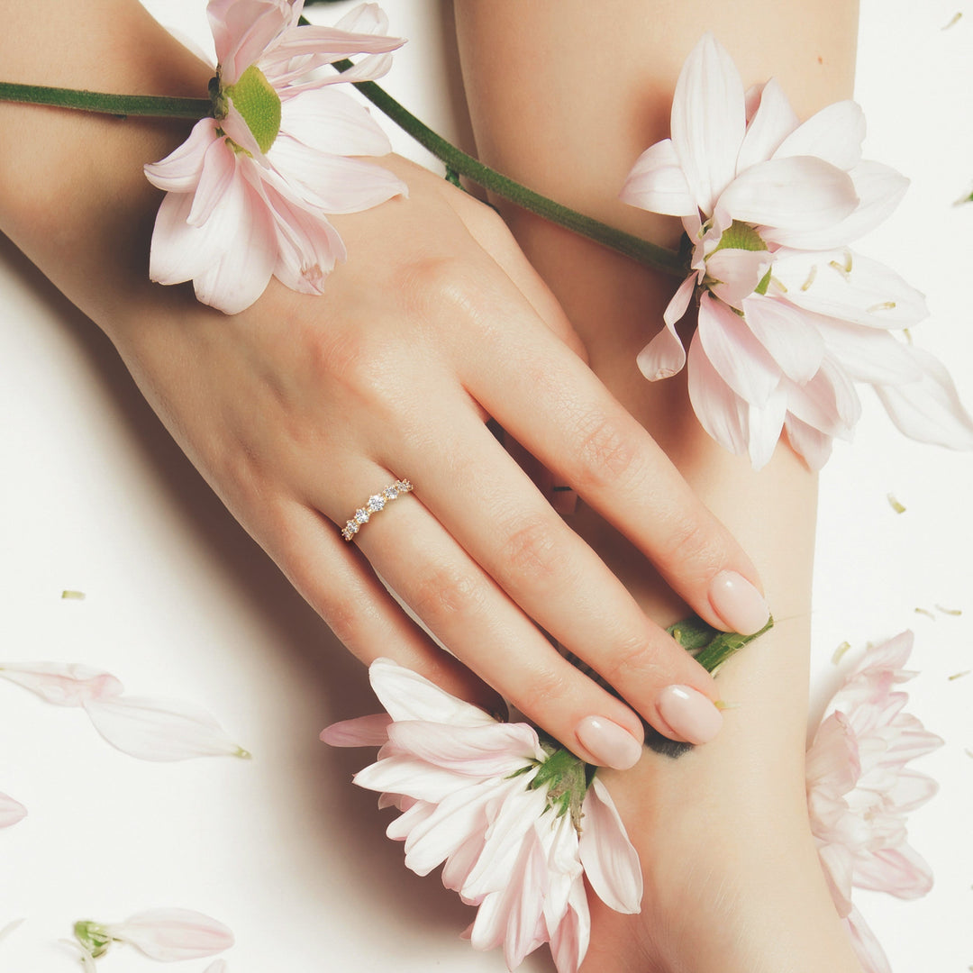 Diamond Stackable Ethical Wedding Ring By Valley Rose