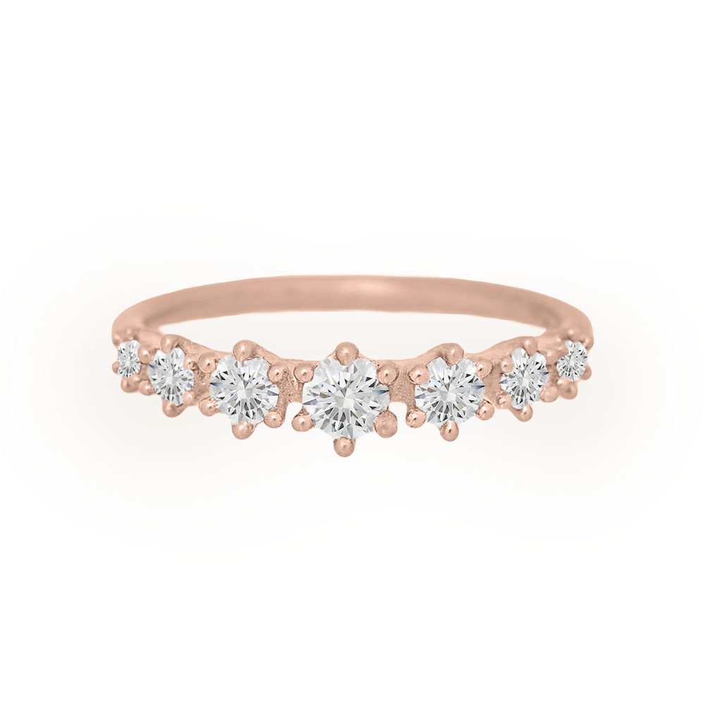 Diamond Stackable Ethical Wedding Ring By Valley Rose