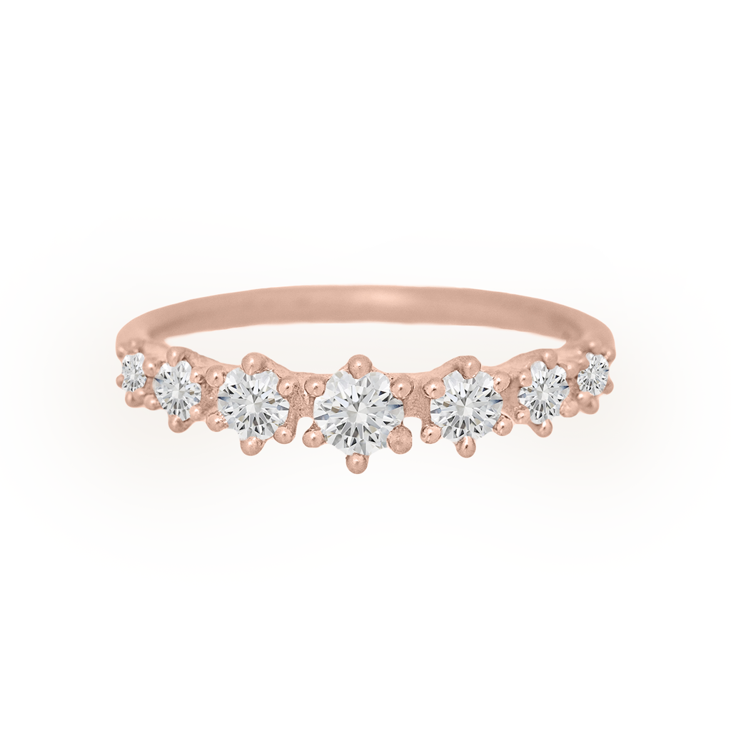 Diamond Stackable Ethical Wedding Ring By Valley Rose