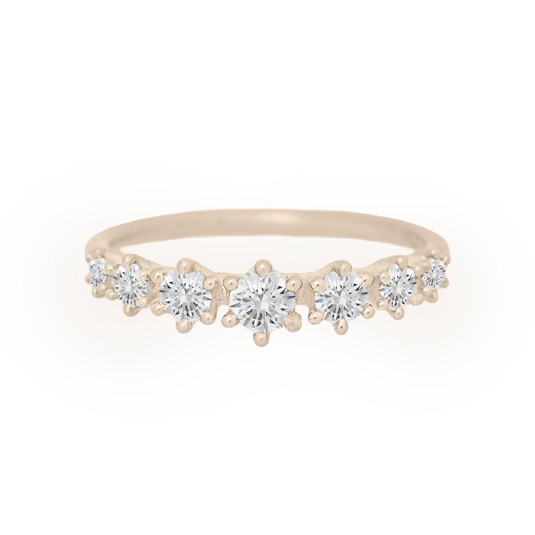 Diamond Stackable Ethical Wedding Ring By Valley Rose