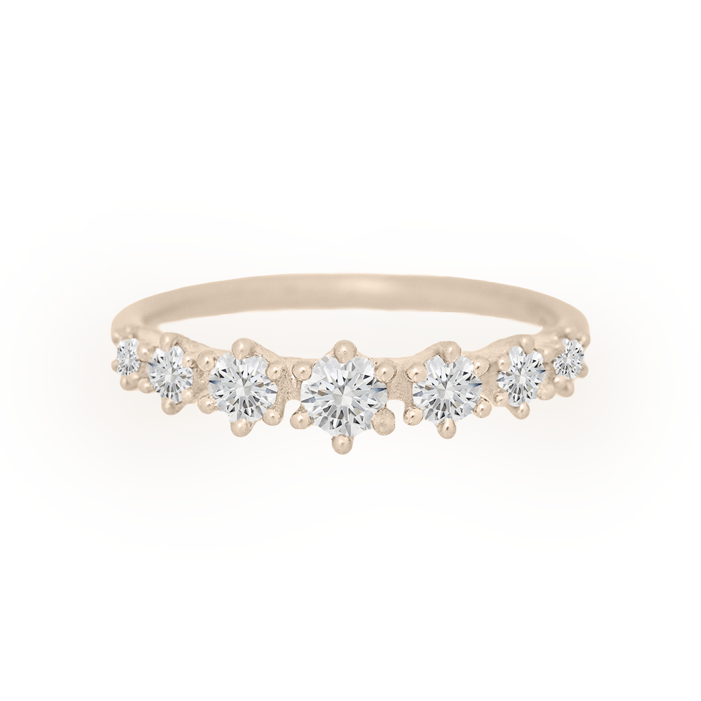 Diamond Stackable Ethical Wedding Ring By Valley Rose
