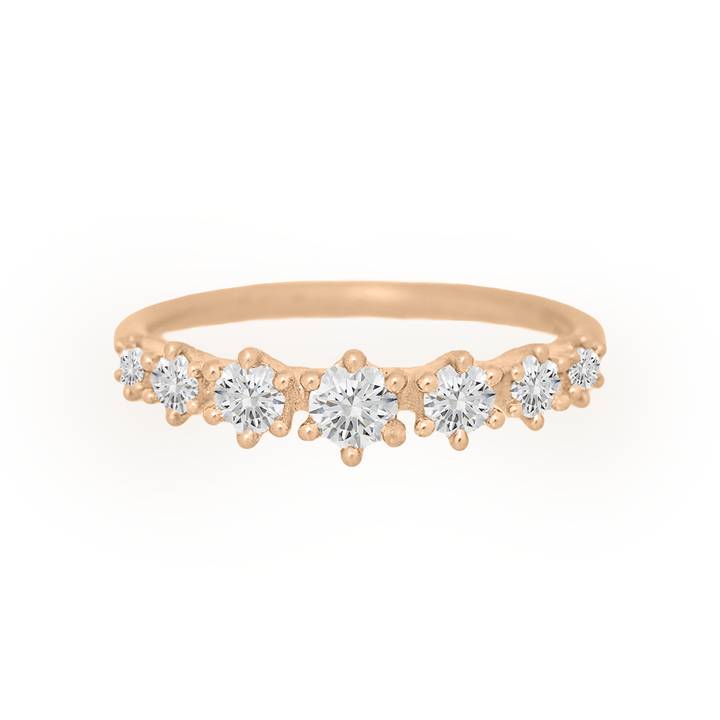 Diamond Stackable Ethical Wedding Ring By Valley Rose