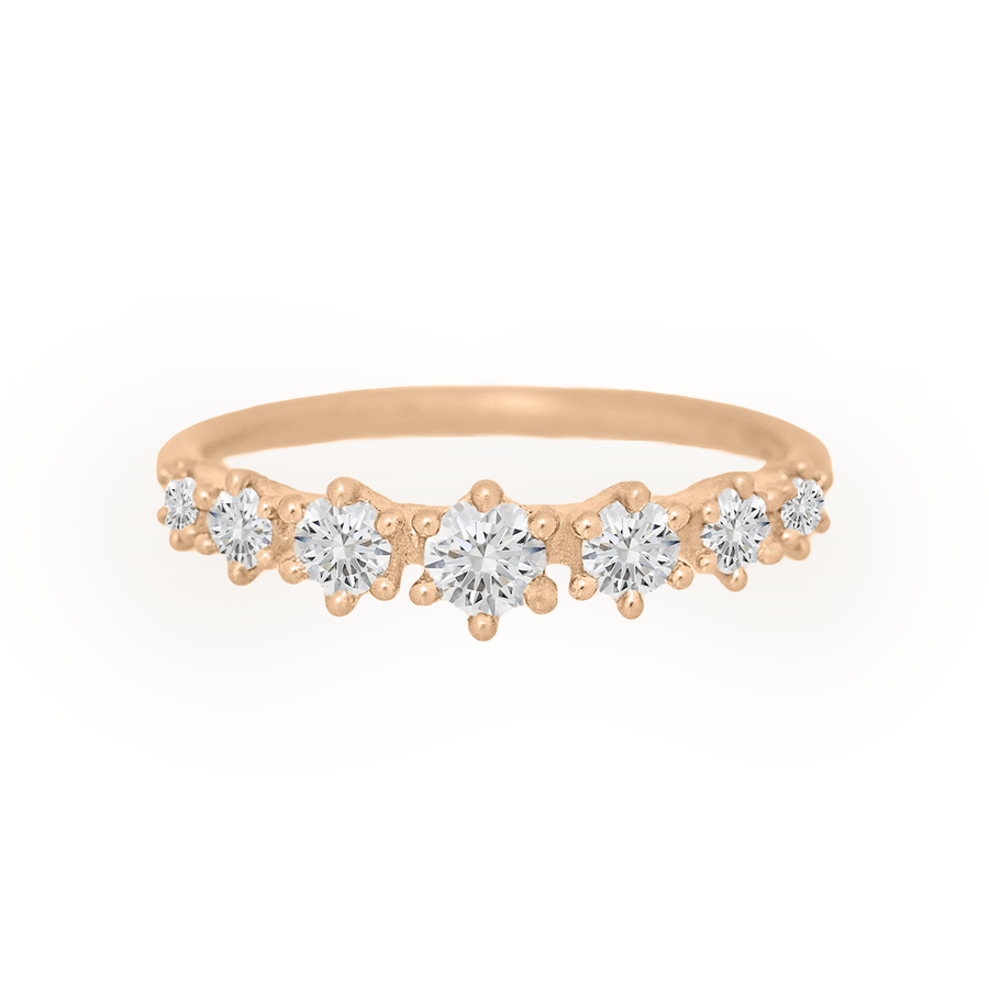 Diamond Stackable Ethical Wedding Ring By Valley Rose