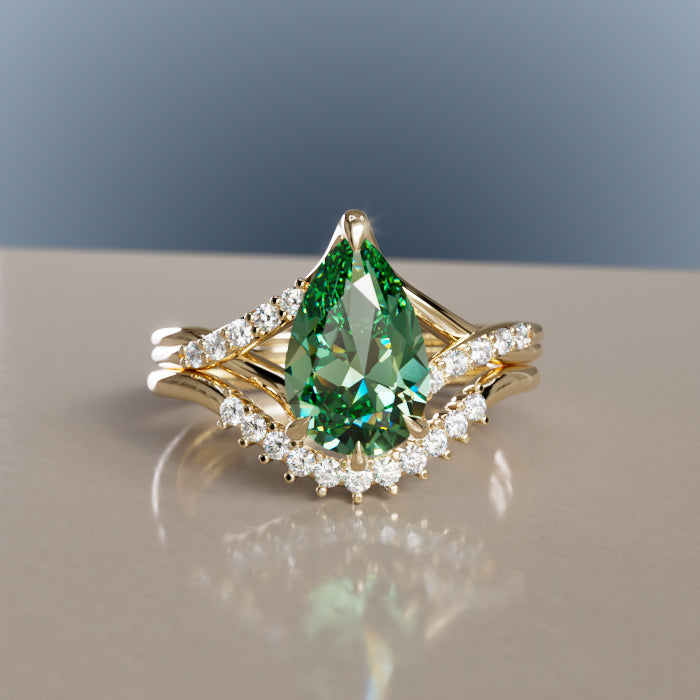 Diamond Stacking Wedding Ring Vintage Halo Style By Valley Rose