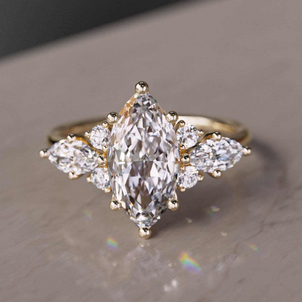 Teal Sapphire Engagement Rings – Valley Rose