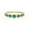 Emerald Stacking Ethical Wedding Ring By Valley Rose