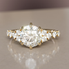 Fairytale Engagement Ring with Celestial Round Diamond Design By Valley Rose