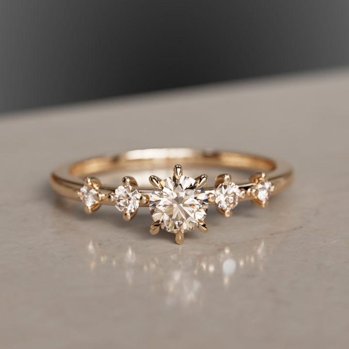 Galia Champagne Diamond Ring