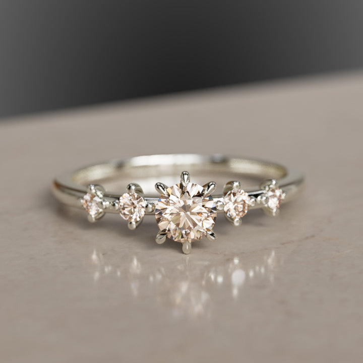 Galia Champagne Diamond Ring