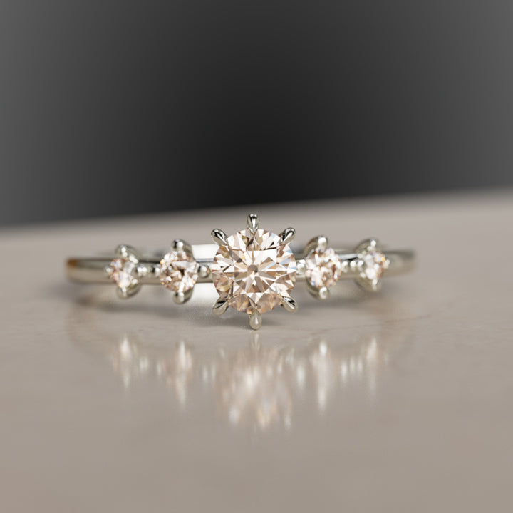 Galia Champagne Diamond Ring