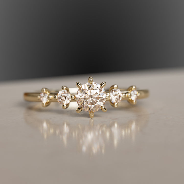 Galia Champagne Diamond Ring