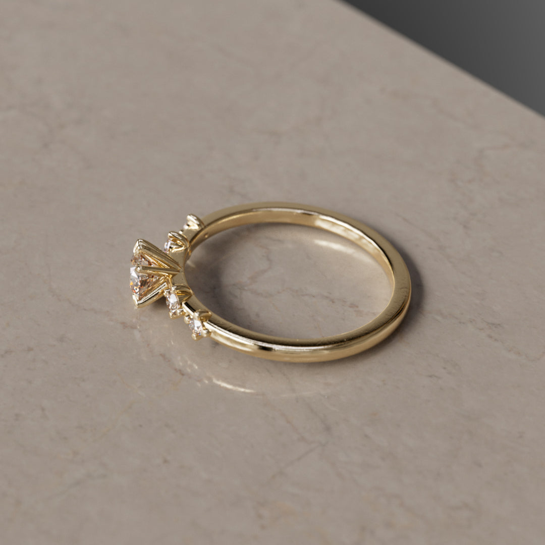 Galia Champagne Diamond Ring