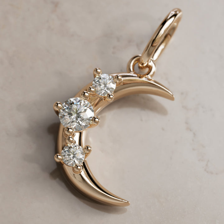 Hecate Moon Charm, Diamond