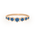 Helena Ring, petite, Blue Sapphire