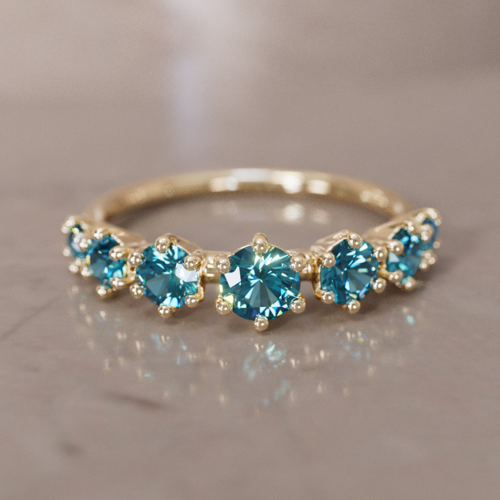 Helena Ring, Blue Sapphire
