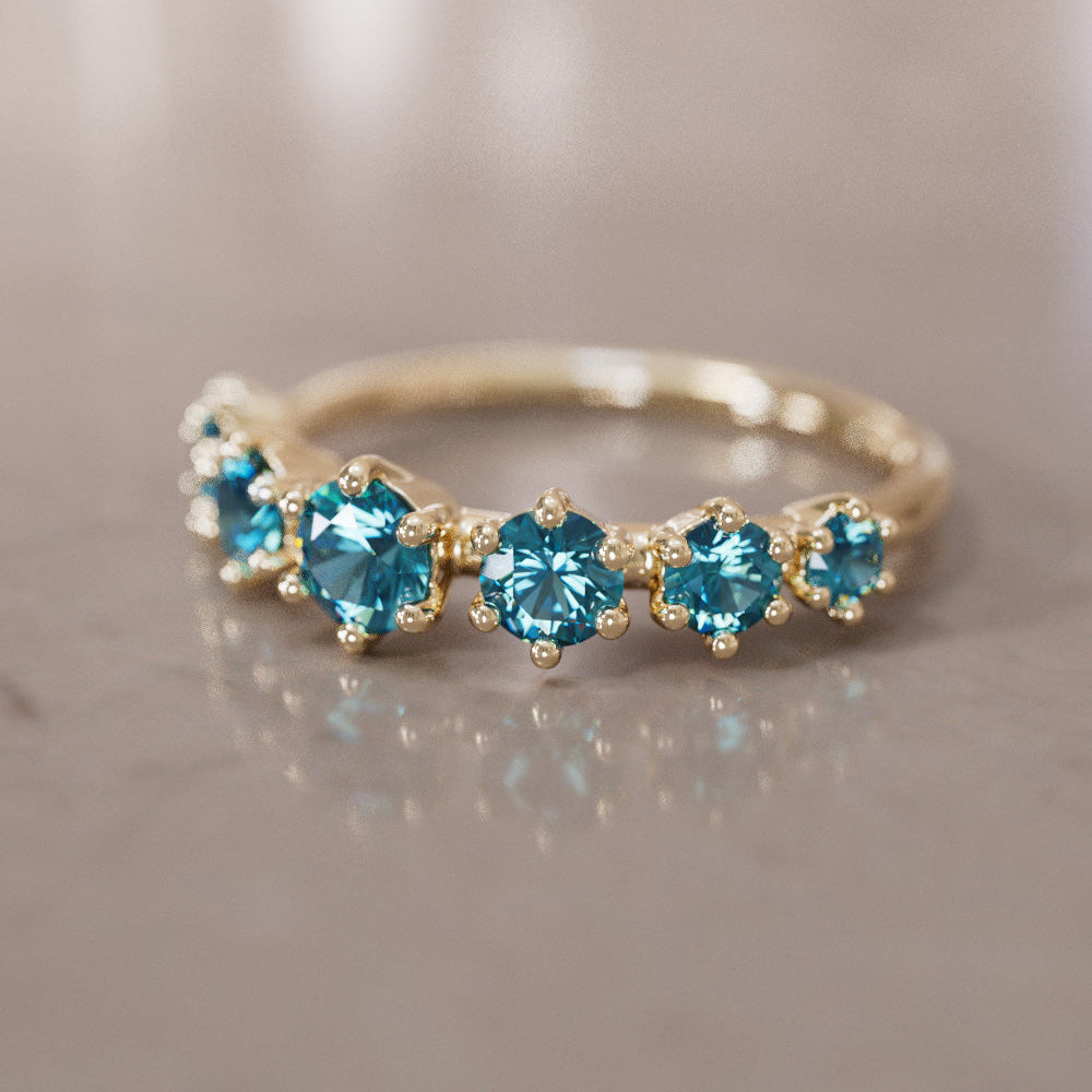 Helena Ring, Blue Sapphire