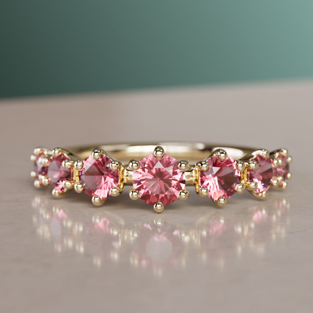 Helena Ring, Pink Tourmaline