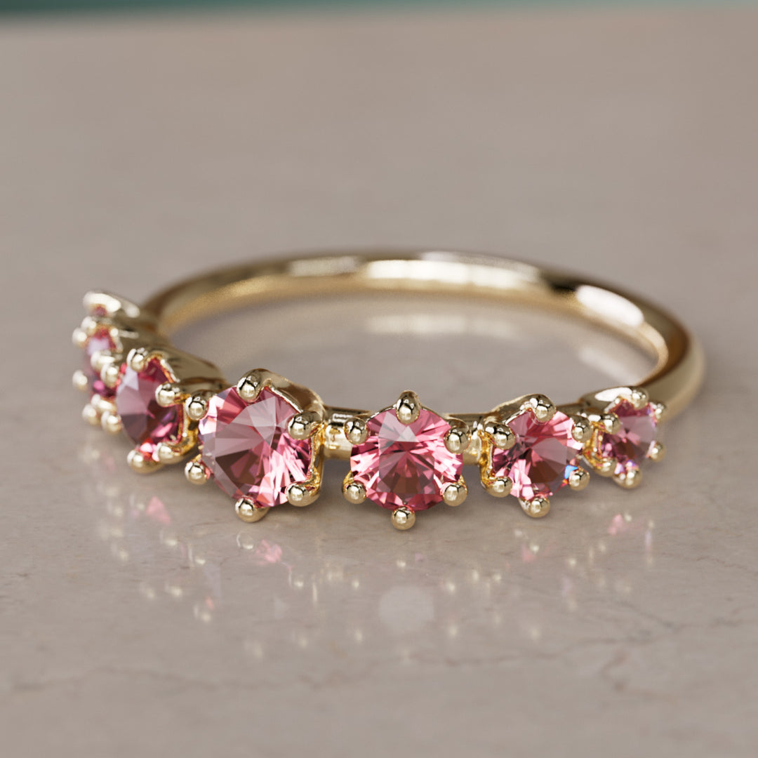 Helena Ring, Pink Turmalin