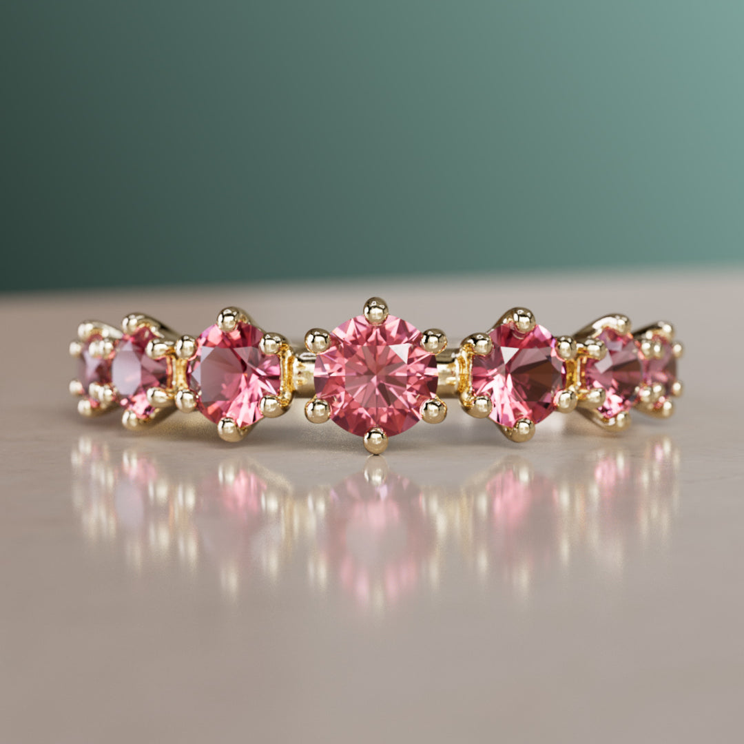 Helena Ring, Pink Turmalin
