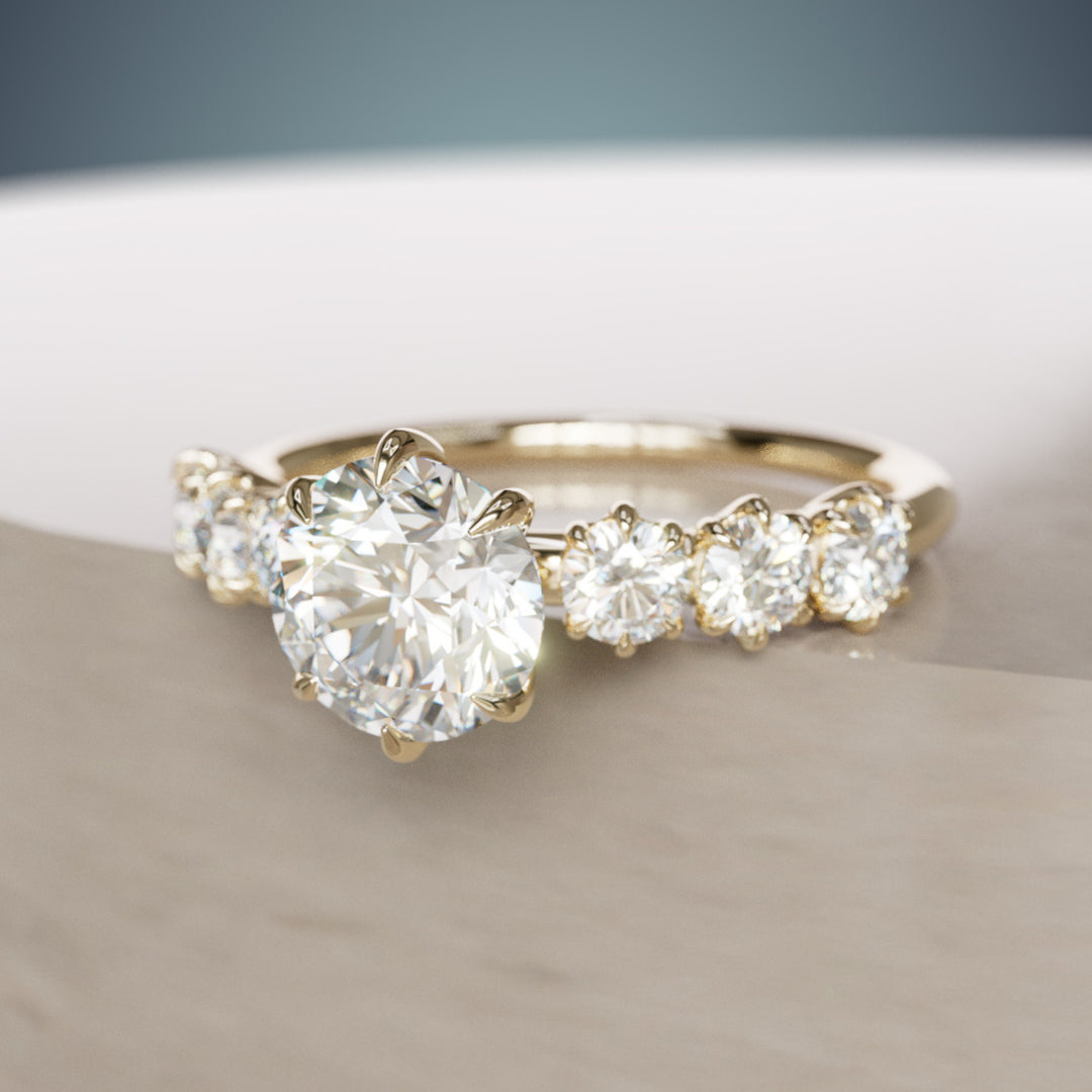 Celestial Fairytale Lab Diamond Ethical Engagement Ring By Valley Rose