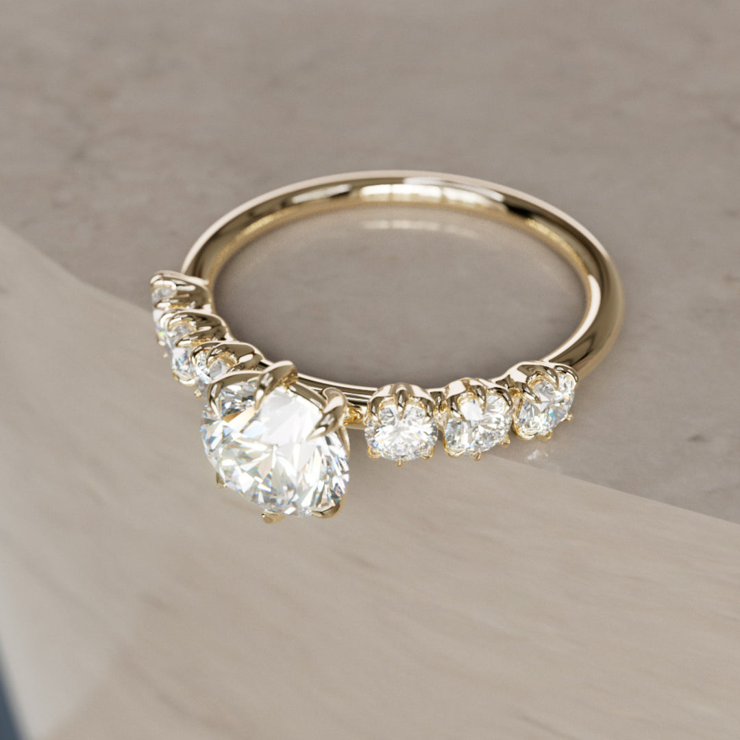 Celestial Fairytale Lab Diamond Ethical Engagement Ring By Valley Rose