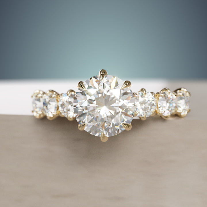 Celestial Fairytale Lab Diamond Ethical Engagement Ring By Valley Rose