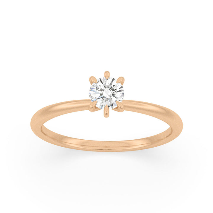 Lab or Recycled Diamond Solitaire Ethical Engagement Ring By Valley Rose