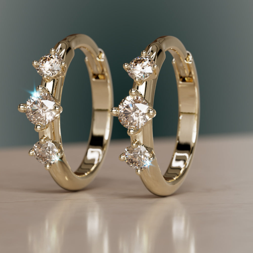 Orion's Belt Clickers, Champagne Diamond By Valley Rose