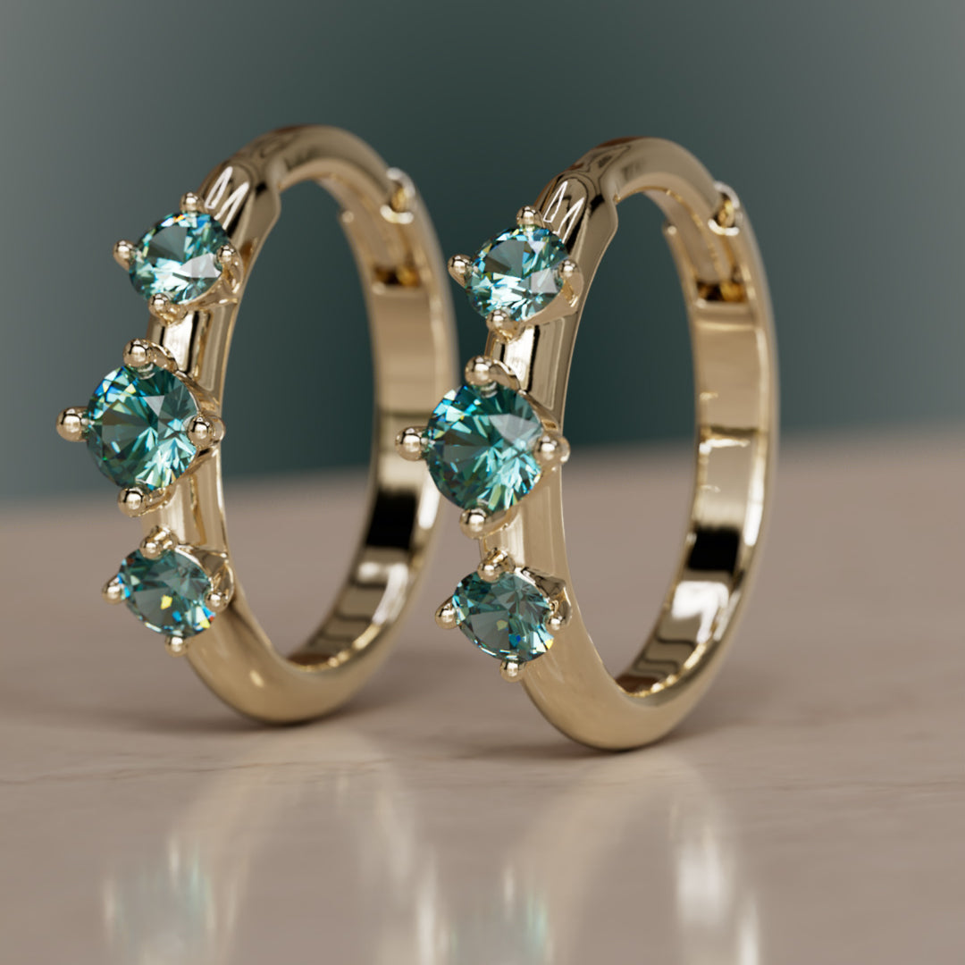 Orion's Belt Clickers, Teal Sapphire