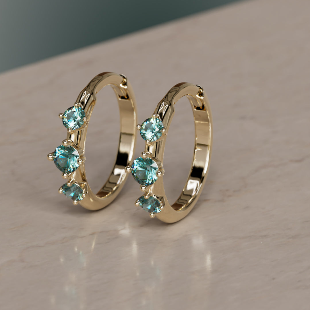 Orion's Belt Clickers, Teal Sapphire