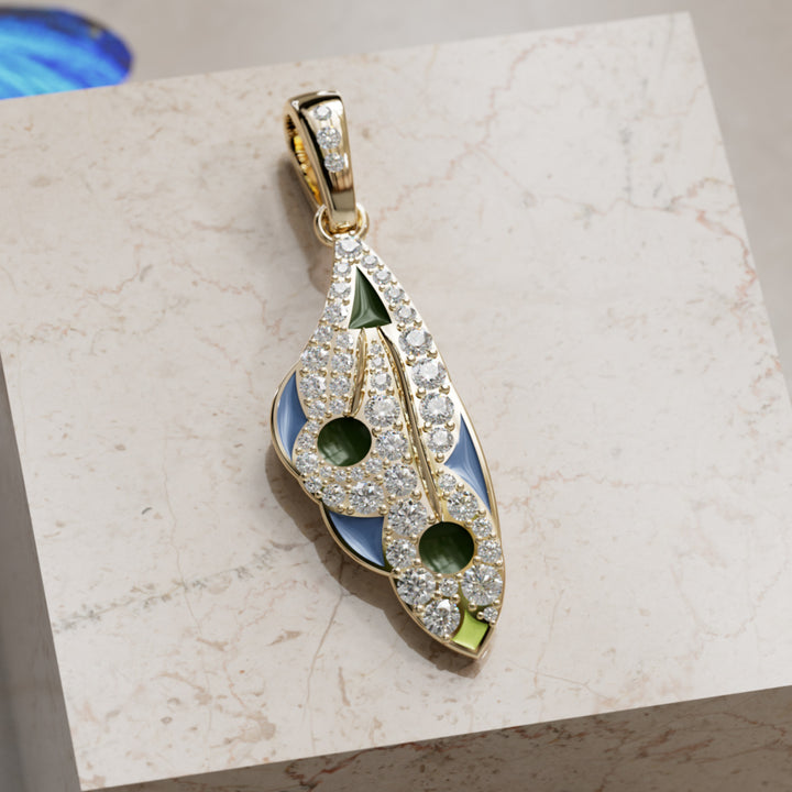 Mariposa hengiskraut einstakt náttúru fiðrildi rannsóknar demants hálsmen í Swallowtail