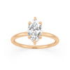 Marquise Lab Diamond Ethical Engagement Ring - Solitaire By Valley Rose