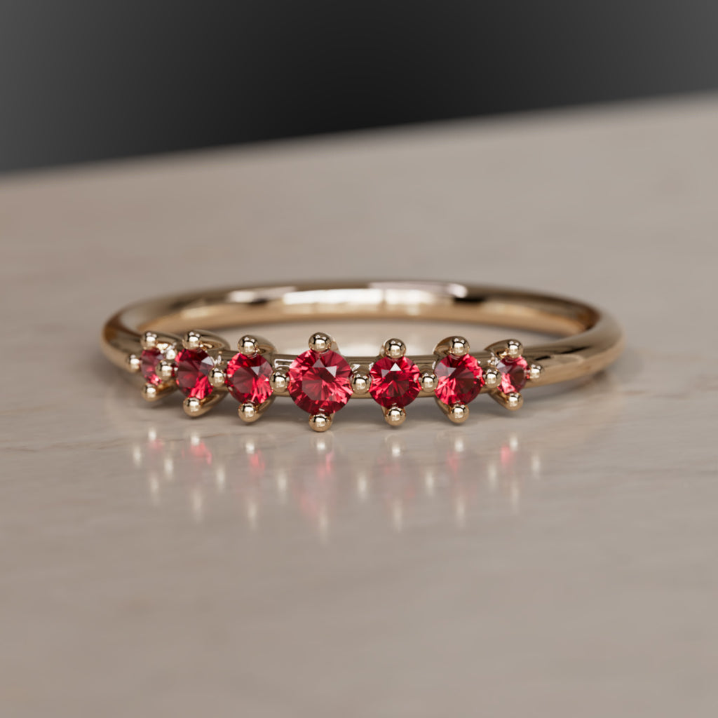 Bague Meissa, Rubis Rouge