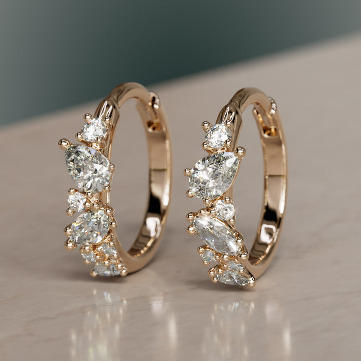 Mélange Clicker Oorringen