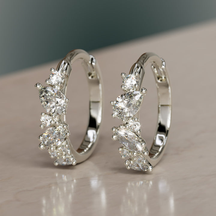 Mélange Clicker Oorringen