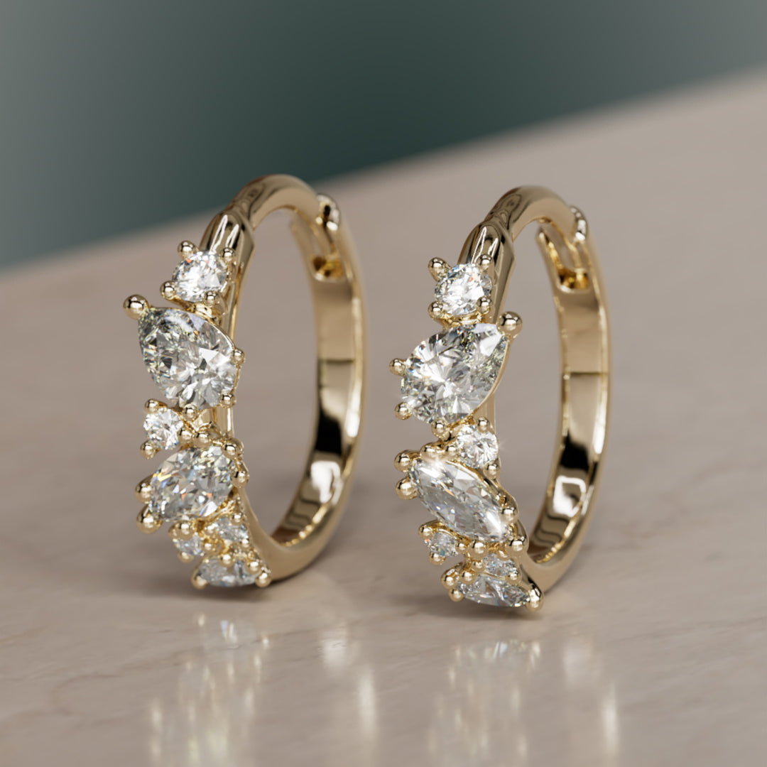 Mélange Clicker Oorringen