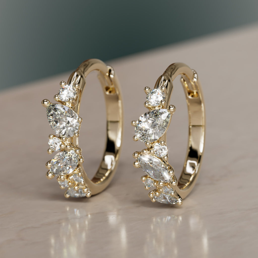 Mélange Clicker Hoops By Valley Rose