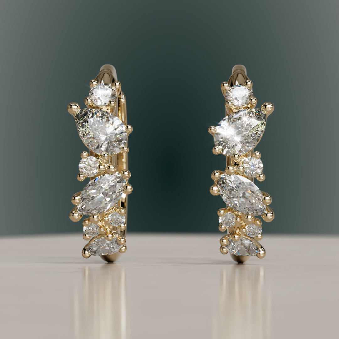 Mélange Clicker Oorringen