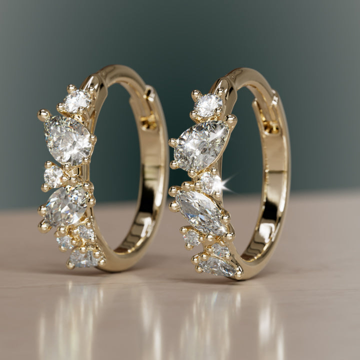 Mélange Clicker Oorringen