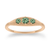 Mojave Ring, Green Sapphire