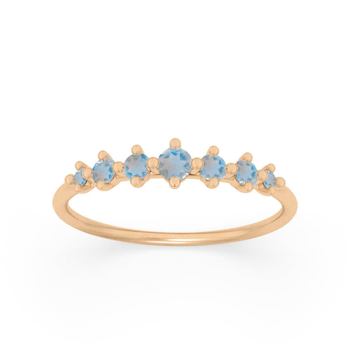 Moonstone Dainty Stacking Ethical Ring By Valley Rose