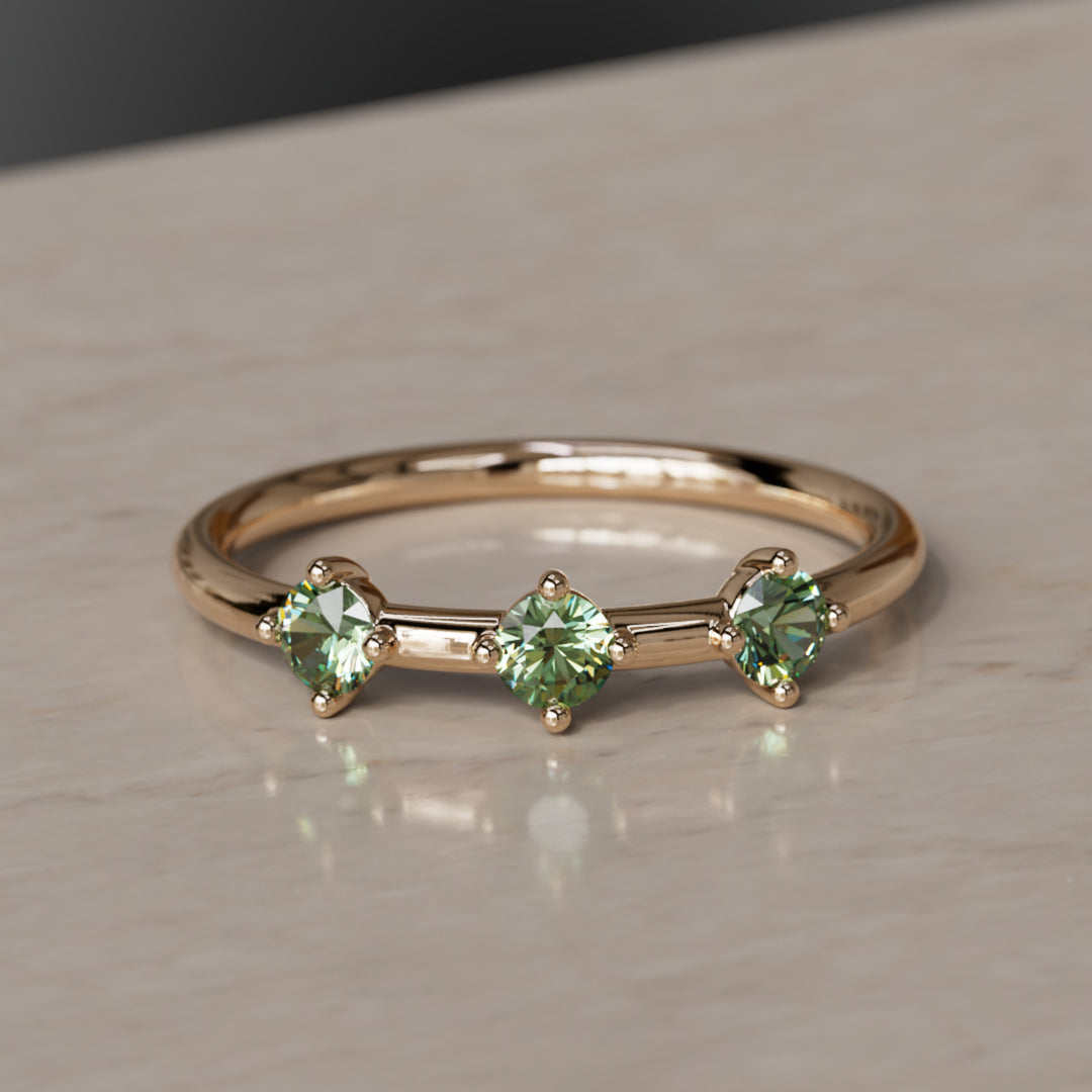 Anell Cinturó d'Orion, Safir Verd