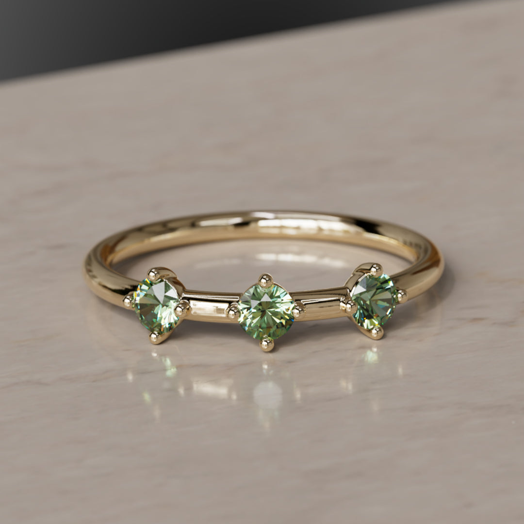 Anell Cinturó d'Orion, Safir Verd