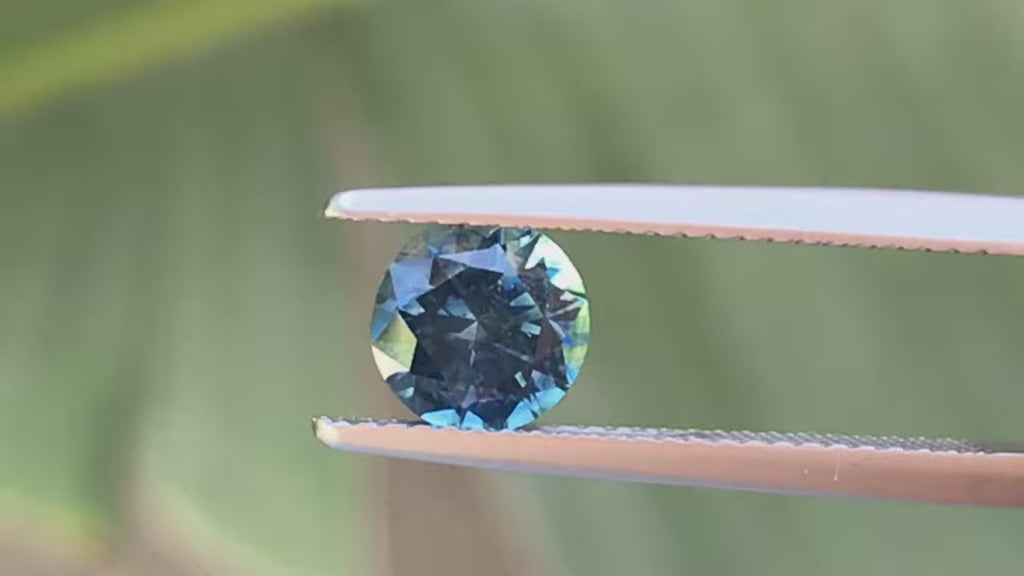 1.44 CT Round Blue Montana Sapphire