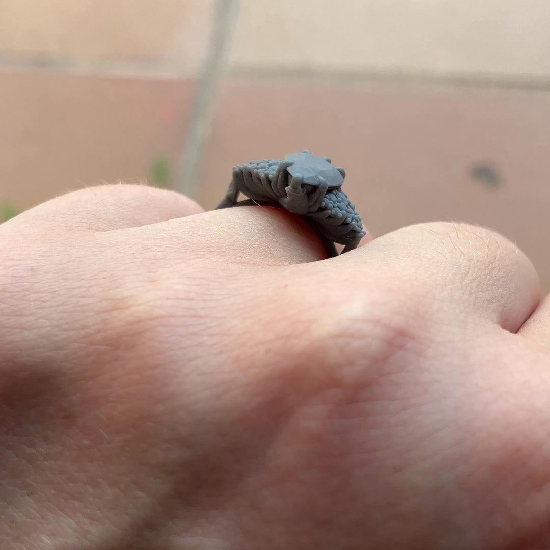 Ring Model Try On