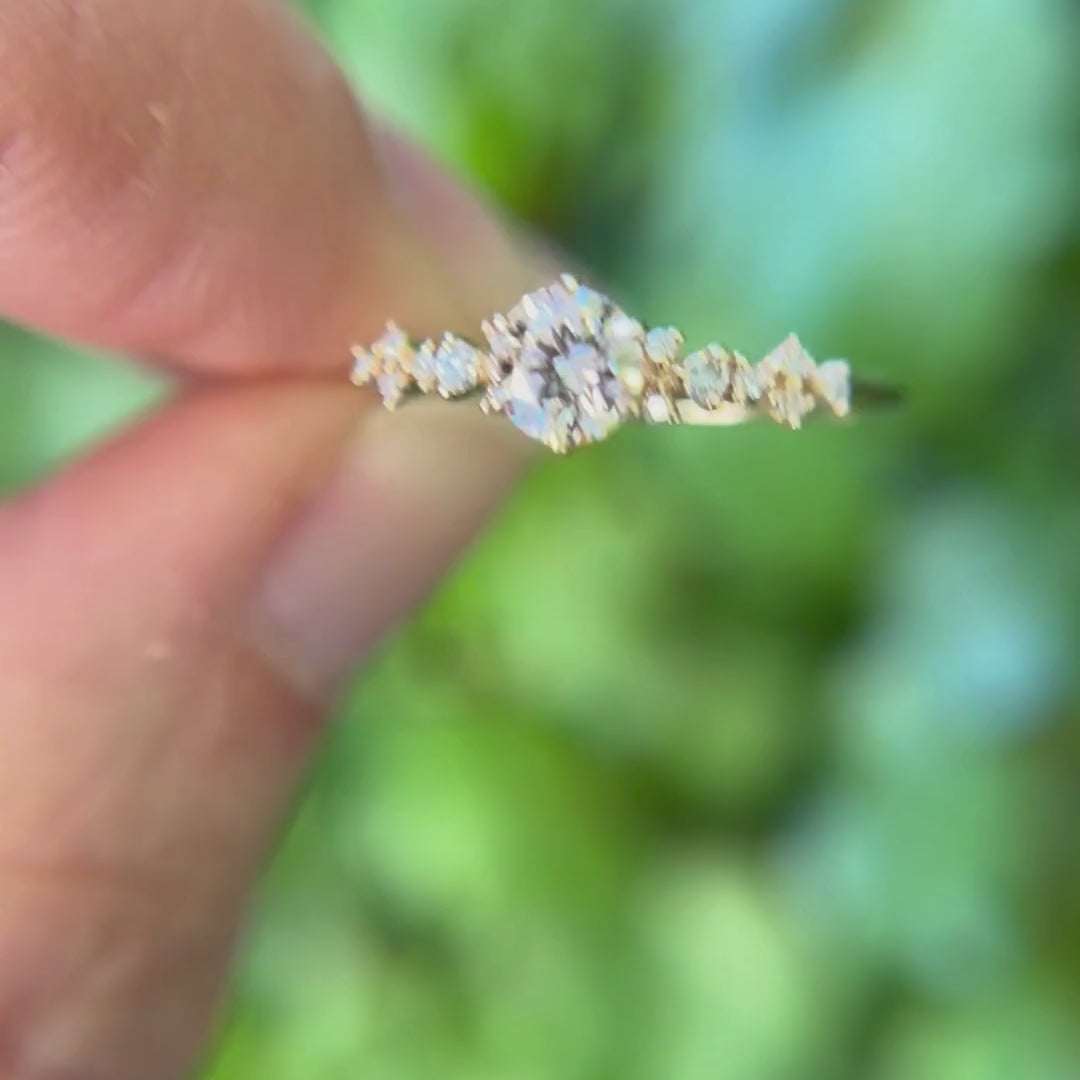 Astrid Unique Celstial Diamond Ring .5 Ct