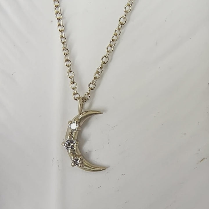 Hecate Moon Charm, Diamond